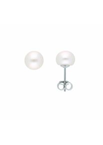 Adelia´s ADELIA ́S Damen Paar Ohrhänger "Damen 925 Silber Ohrringe Ohrstecker mit Süßwasser Zuchtperle", Damen, Silber 925 (Sterlingsilber)-Perlen, silber,