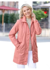 Classic Basics Damen Langjacke, rosa, Gr. 44, unifarben, 100% Polyester, Jacken