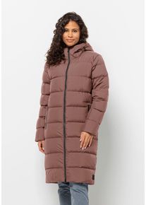 Jack Wolfskin Damen Daunenmantel "FROZEN PALACE COAT W", braun, Gr. XXL, OBERSTOFF: 100% POLYESTER; FUTTER: 100% POLYESTER; FÜLLUNG: 90% ENTENDAUNEN,