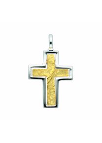 Adelia´s ADELIA ́S Damen Ketten-Anhänger "Damen & Herren 333 Gold Kreuz Anhänger", Damen, Gelbgold 333-Gold, gold, Gelbgold 333, Gold, Schmuckanhänger,