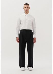 Herren Anzughose, schwarz, Gr. M, STUDIO SEIDENSTICKER, unifarben, 98% Polyester 2% Elastan, Hosen