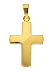 Adelia´s ADELIA ́S Damen Ketten-Anhänger "333 Gold Kreuz Anhänger", Gold, gold, Gold, Schmuckanhänger, Goldschmuck für Damen & Herren