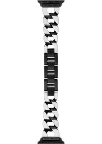 Michael Kors Smartwatch-Armband "Apple Strap", APPLE WATCHmit einem Gehäuse-Ø von 38/40/41mm oder 42/44/45mm, silber, Edelstahl, Uhrenarmbänder,