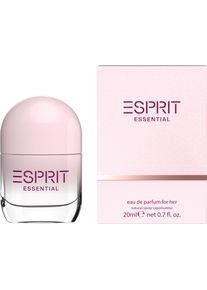 Esprit Damen Eau de Parfum "Essential for her", 20ml, rosa, Parfüms, Blumiger Duft mit Granatapfel, Pfingstrose, Lotus, Magnolie & Moschus.