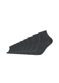 s.Oliver Damen Kurzsocken "Kurzsocken 9er Pack", Gr. 35, grau, 80% Baumwolle 17% Polyamid 3% Elasthan, meliert, Socken