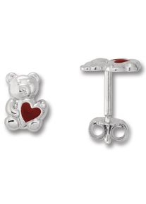 ONE ELEMENT Damen Paar Ohrhänger "Teddy Bär Ohrringe Ohrstecker aus 925 Silber", Kinder, Silber 925 (Sterlingsilber), silber, Silber 925