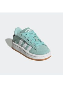 Kinder Sneaker "CAMPUS 00S COMFORT CLOSURE ELASTIC LACE", adidas originals, Gr. 22, grün, Leder, Synthetik, sportlich, Schuhe, für Kinder