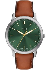 Fossil Herren Quarzuhr "MINIMALIST 3H", braun, Armbanduhren, Armbanduhr, Herrenuhr, Lederarmband