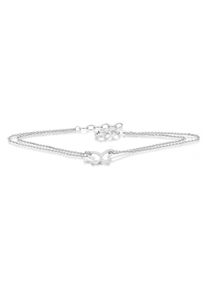 ONE ELEMENT Mädchen Silberarmband "Schmetterling Armband aus 925 Silber 17 cm Ø 1,1 mm", 17, silber, Armbänder, Damen Silber Schmuck Rundankerkette