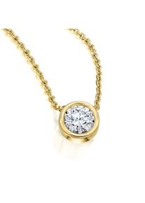 ONE ELEMENT Damen Goldkette "0.1 ct Diamant Brillant Halskette aus 585", 0,1 ct, Gelbgold 585-Gold-Diamanten, gold, Gelbgold 585, Gold, Diamanten,