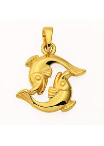 Adelia´s ADELIA ́S Damen Ketten-Anhänger "Damen & Herren 585 Gold Sternzeichen Anhänger Fisch", Damen, Fische, Gelbgold 585-Gold, gold, Gelbgold 585, Gold,