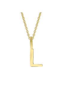 ONE ELEMENT Damen Ketten-Anhänger "Buchstabe L Buchstaben Anhänger aus 333 Gelbgold", L, Gelbgold 333-Gold, gold, Gelbgold 333, Gold,