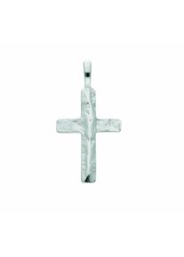 Adelia´s ADELIA ́S Damen Kreuzkette "Halskette - Kreuzkette mit Kreuz Anhänger aus 925 Silber", Silber 925 (Sterlingsilber), silber, Silber 925