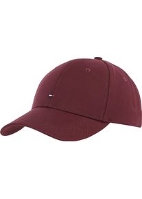 Tommy Hilfiger Damen Baseball Cap "TH FLAG COTTON 6 PANEL CAP", lila, casual, unifarben, Web, Baumwolle, Caps, Klemmverschluss, Logoprägung UNISEX