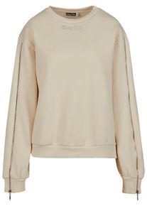 Thug Life Herren Rundhalsshirt "Thug Life Herren Thug Life Anti Pullover", weiß, klassisch, Gr. XXL, unifarben, 80% Baumwolle, 20% Polyester, Shirts