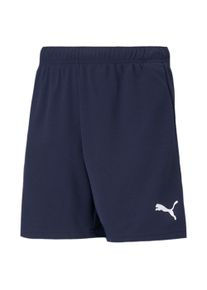 Puma Kinder Trainingsshorts "TEAMRISE SHORT JR", blau, sportlich, Gr. 152, unifarben, Netz, Obermaterial: 100% Polyester, Hosen