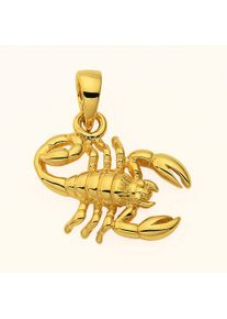 Adelia´s ADELIA ́S Damen Ketten-Anhänger "Damen & Herren 585 Gold Sternzeichen Anhänger Skorpion", Damen, Skorpion, Gelbgold 585-Gold, gold, Gelbgold 585,
