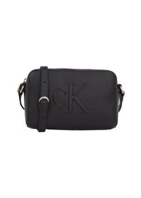 Damen Messenger Bag "SCULPTED EW CAMERA BAG20", Calvin Klein Jeans, schwarz, Lederimitat, unifarben, Taschen, kleine Umhängetasche, Schultertasche