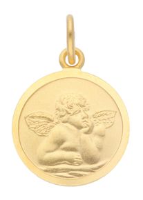 Adelia´s ADELIA ́S Damen Ketten-Anhänger "333 Gold Anhänger Amor Ø 12 mm", Gold, gold, Gold, Schmuckanhänger, Goldschmuck für Damen