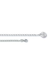 ONE ELEMENT Damen Fußkette "Be Happy Fußkettchen aus 925 Silber 25 cm", Silber 925 (Sterlingsilber), silber, Silber 925 (Sterlingsilber),