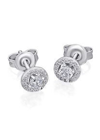 ONE ELEMENT Damen Paar Ohrhänger "0,30 ct Diamant Brillant Invisible Ohrringe", Damen, 0,3 ct, Weißgold 585-Gold-Diamanten, silber, Weißgold 585,