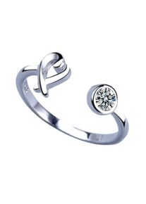 Damen Silberring "Love", Silber 925 (Sterlingsilber), silber, Collezione Alessandro, Silber 925 (Sterlingsilber), Fingerringe