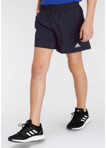 Kinder Shorts "ESSENTIALS SMALL LOGO CHELSEA", blau, sportlich, Gr. 170, adidas Sportswear, clean, Obermaterial: 100% Polyester, Hosen