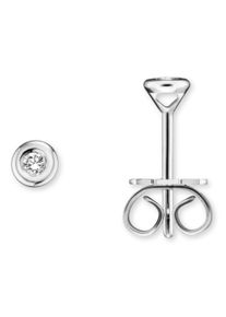 ONE ELEMENT Damen Paar Ohrhänger "0.15 ct Diamant Brillant Ohrringe Ohrstecker", Damen, 0,15 ct, Weißgold 585-Gold-Diamanten, silber, Weißgold 585,