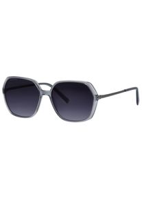 Marc O'Polo MARC O'POLO Damen Retro Sonnenbrille "Modell 506189", grau, leicht transparent, Brillen