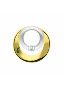 Adelia´s ADELIA ́S Damen Ketten-Anhänger "585 Gold Anhänger", mit Zirkonia, Gold, gold, Gold, Schmuckanhänger, mit Zirkonia Goldschmuck für Damen