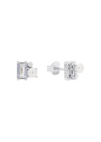 s.Oliver Damen Paar Ohrstecker "2039698", Silber 925 (Sterlingsilber)-Perlen, bunt, Silber 925 (Sterlingsilber), Perlen, Ohrringe, mit Zirkonia