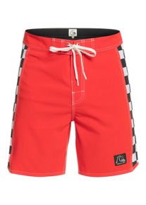 Quiksilver Herren Boardshorts "Original Arch 18"", rot, Gr. 28, 46% Polyester, 40% Polyester, 8% Elasthan, 6% Baumwolle, Hosen