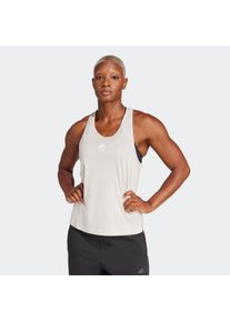 Damen Tanktop "TR-ES MIN TK", grau, sportlich, Gr. L, adidas Performance, Obermaterial: 70% Polyester, 30% Viskose, Tops