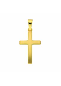 Adelia´s ADELIA ́S Damen Kreuzkette "Halskette - Kreuzkette mit Kreuz Anhänger aus 333 Gold", Gelbgold 333-Gold, gold, Gelbgold 333, Gold, Halsketten,