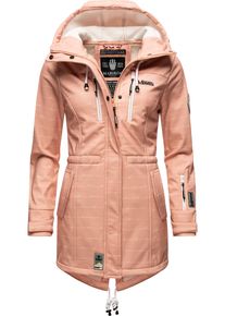 Marikoo Damen Funktionsmantel "Zimtzicke", rosa, casual, Gr. XS, Oberstoff: 98% Polyester, 2% Elasthan, Futter: 100% Polyester, Ärmelfutter: 100%