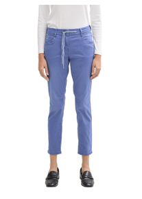 Tom Tailor Damen 7/8-Hose, blau, casual, Gr. 46, unifarben, Web, Obermaterial: 92% Baumwolle, 5% Polyester, 3% Elasthan. Futter: 100% Baumwolle,