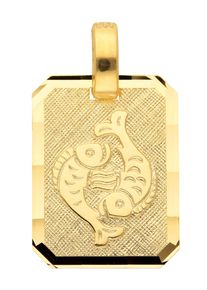Adelia´s ADELIA ́S Damen Ketten-Anhänger "333 Gold Sternzeichen Anhänger Fisch", Fische, Gold, gold, Gold, Schmuckanhänger, Goldschmuck für Damen & Herren