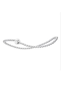 ONE ELEMENT Damen Silberarmband "Armband aus 925 Silber Ø 54,0 mm mit Gummiband", silber, Armbänder, Damen Silber Schmuck Kugelkette