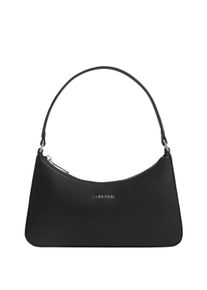 Calvin Klein Damen Schultertasche "CK MUST SMALL SHOULDER BAG", schwarz, Lederimitat, unifarben, Taschen, Umhängetasche, Damen Handtasche mit