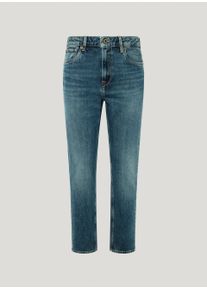 Pepe Jeans Damen High-waist-Jeans "TAPERED JEANS HW", blau, casual, Gr. 30, Denim/Jeans, Obermaterial: 99% Baumwolle, 1% Elasthan, Jeans