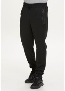 CRUZ Herren Sweathose "Kanpur", schwarz, casual, Gr. XXL, unifarben, 95% Polyester, 5% Elasthan, Hosen, mit elastischem Bund