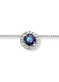 ONE ELEMENT Damen Goldkette "Safir Halskette aus 333 Weißgold 45 cm Ø 6,2 mm", Weißgold 333-Gold, silber, Weißgold 333, Gold, Halsketten, stilvoll &