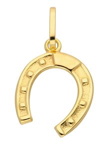 Adelia´s ADELIA ́S Damen Ketten-Anhänger "333 Gold Anhänger Hufeisen", Gold, gold, Gold, Schmuckanhänger, Goldschmuck für Damen