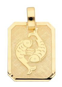 Adelia´s ADELIA ́S Damen Ketten-Anhänger "333 Gold Sternzeichen Anhänger Fisch", Fische, Gold, gold, Gold, Schmuckanhänger, Goldschmuck für Damen & Herren
