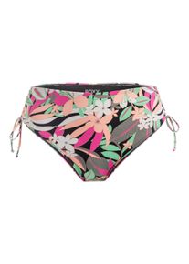 Roxy Damen Bikini-Hose "Printed Beach Classics"anthrazit palm song s, Gr. S, 87% Nylon, 13% Elasthan, Badehosen