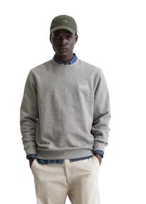 Marc O'Polo MARC O'POLO Herren Sweatshirt, grau, casual, Gr. L, Sweatware, Obermaterial: 100% Baumwolle, Sweatshirts, mit leicht unregelmäßiger