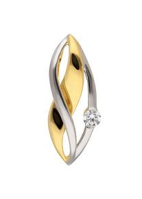 Adelia´s ADELIA ́S Damen Ketten-Anhänger "333 Gold Anhänger", mit Zirkonia, Gold, gold, Gold, Schmuckanhänger, mit Zirkonia Goldschmuck für Damen