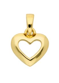 Adelia´s ADELIA ́S Damen Ketten-Anhänger "333 Gold Anhänger Herz", Gold, gold, Gold, Schmuckanhänger, Goldschmuck für Damen