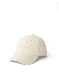 Damen Baseball Cap "TTLCS EMBRDRY DNM BS", weiß, casual, Calvin Klein Jeans, unifarben, Web, Baumwolle, Caps, Mit festem Schirm