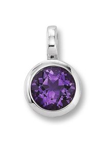ONE ELEMENT Damen Ketten-Anhänger "Amethyst Anhänger aus 333 Weißgold", Weißgold 333-Gold, silber, Weißgold 333, Gold, Schmuckanhänger, ein